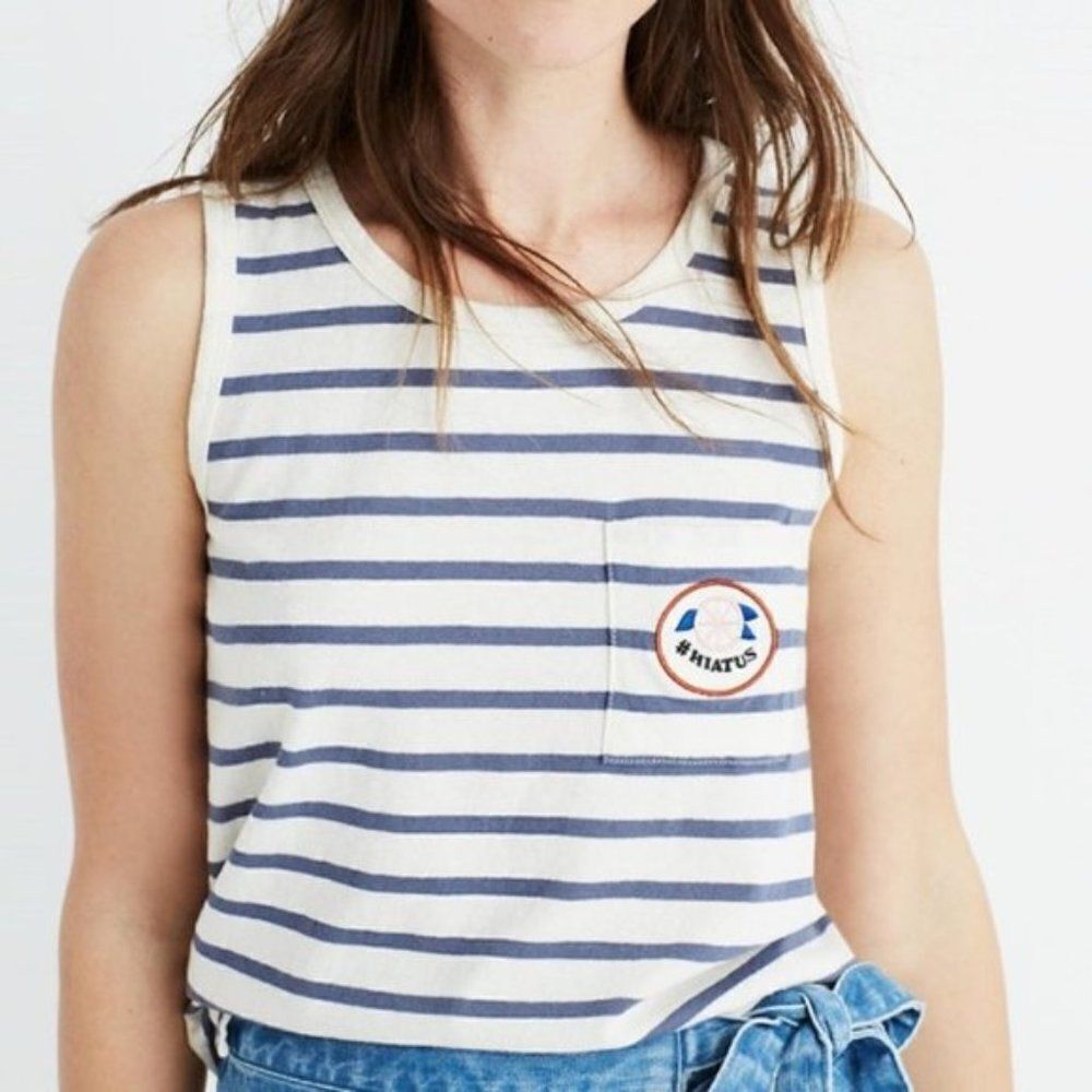 MADEWELL Stripe Hiatus Tank Top